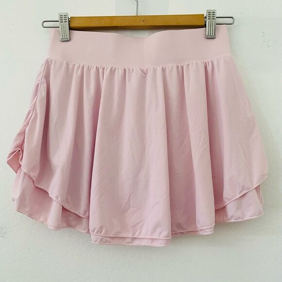 Pink Tiered Skort Size Small Tennis prep Court Rival look alike Athleisure - Picture 4 of 7
